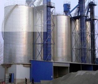 500 Ton Corrugated Grain Bin Silo Wide Flange I Beam Support Structure