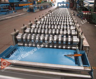 Steel Cold Roll Forming Machine / Sheet Metal Roof Tile Roll Forming Machine