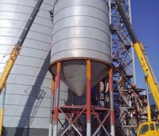 500 Ton Corrugated Grain Bin Silo Wide Flange I Beam Support Structure
