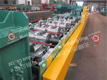 Galvanized Sheet Metal Roll Forming Machines / Floor Tiles Manufacturing Machines