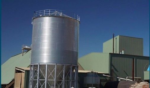 Industrial Grain Storage Galvanized Steel Spiral Silo